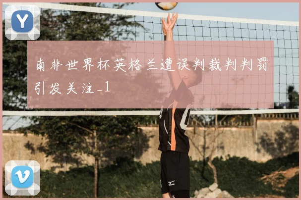 南非世界杯英格兰遭误判裁判判罚引发关注_1
